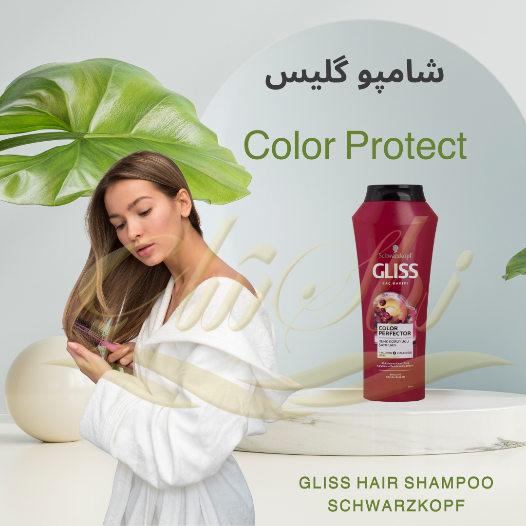 شامپو گلیس مدل Color Protect برای موهای رنگ شده| شامپو زنانه گلیس