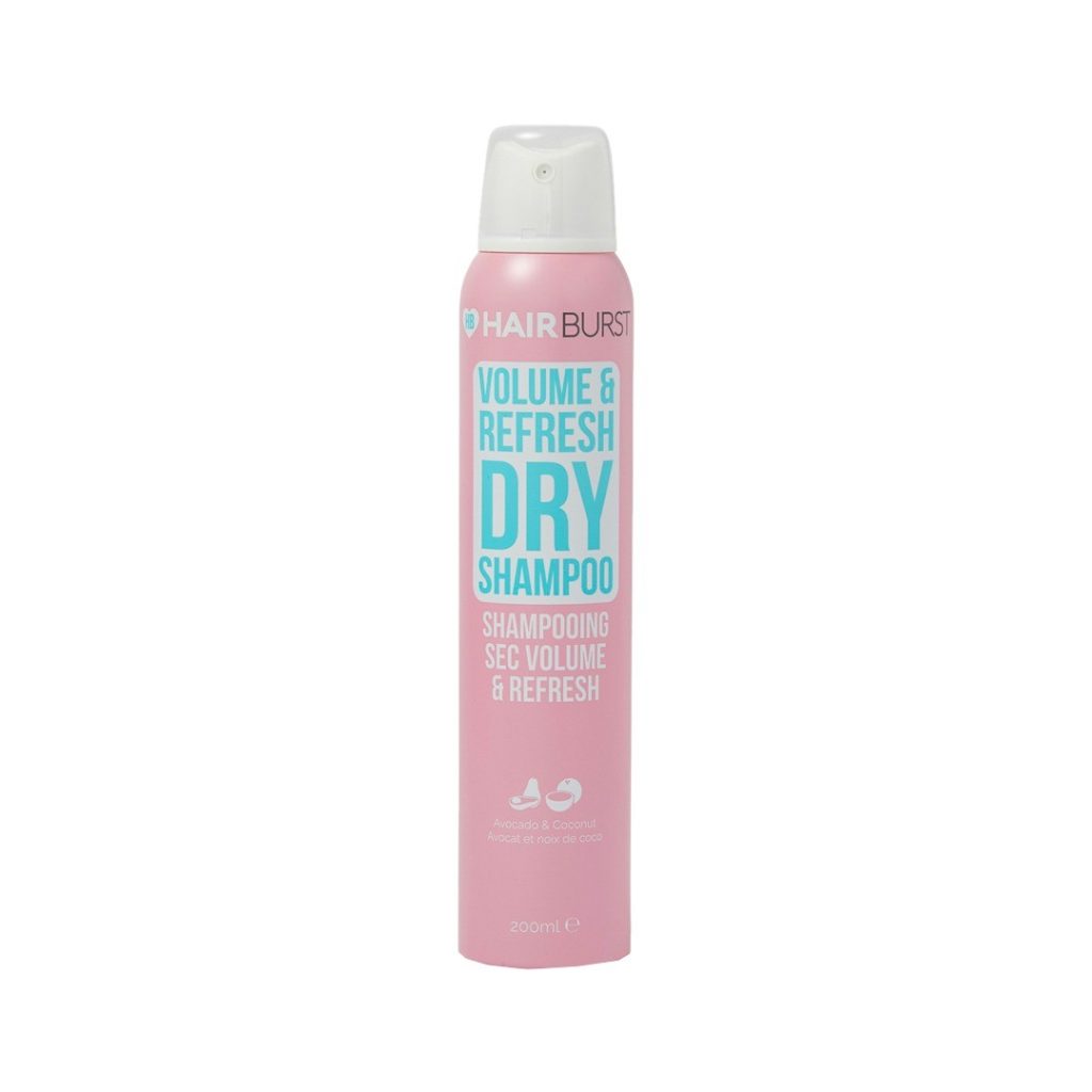 شامپو خشک هیربرست حجم دهنده، مرطوب کننده و ویتامینه 200 میل Hairburst Volume & Refresh Dry Shampoo
